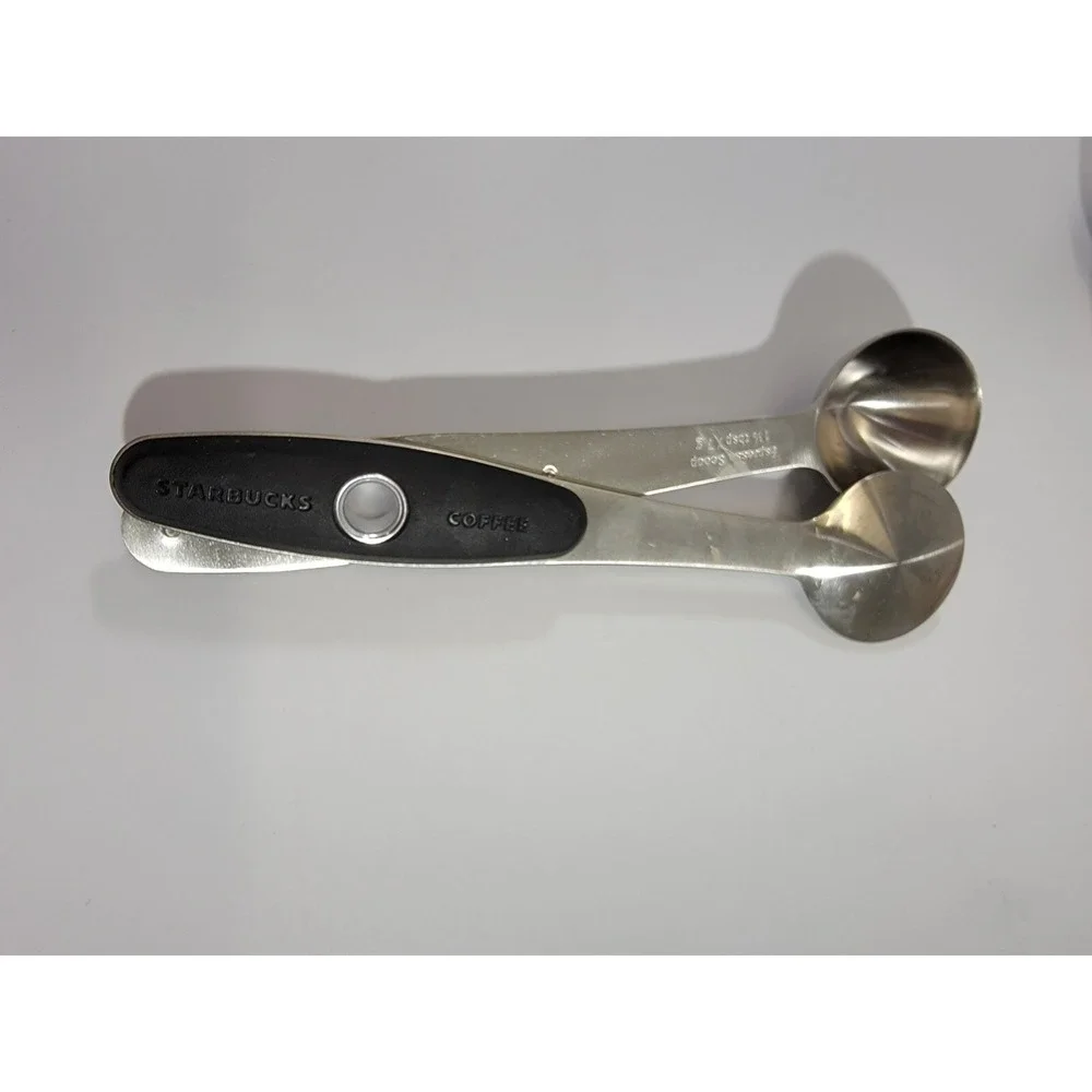 Lot 2 Starbucks Coffee Scoops‎ Spoons 1.5 Tbsp 7G Espresso 2 Tbsp 10G Measuring
